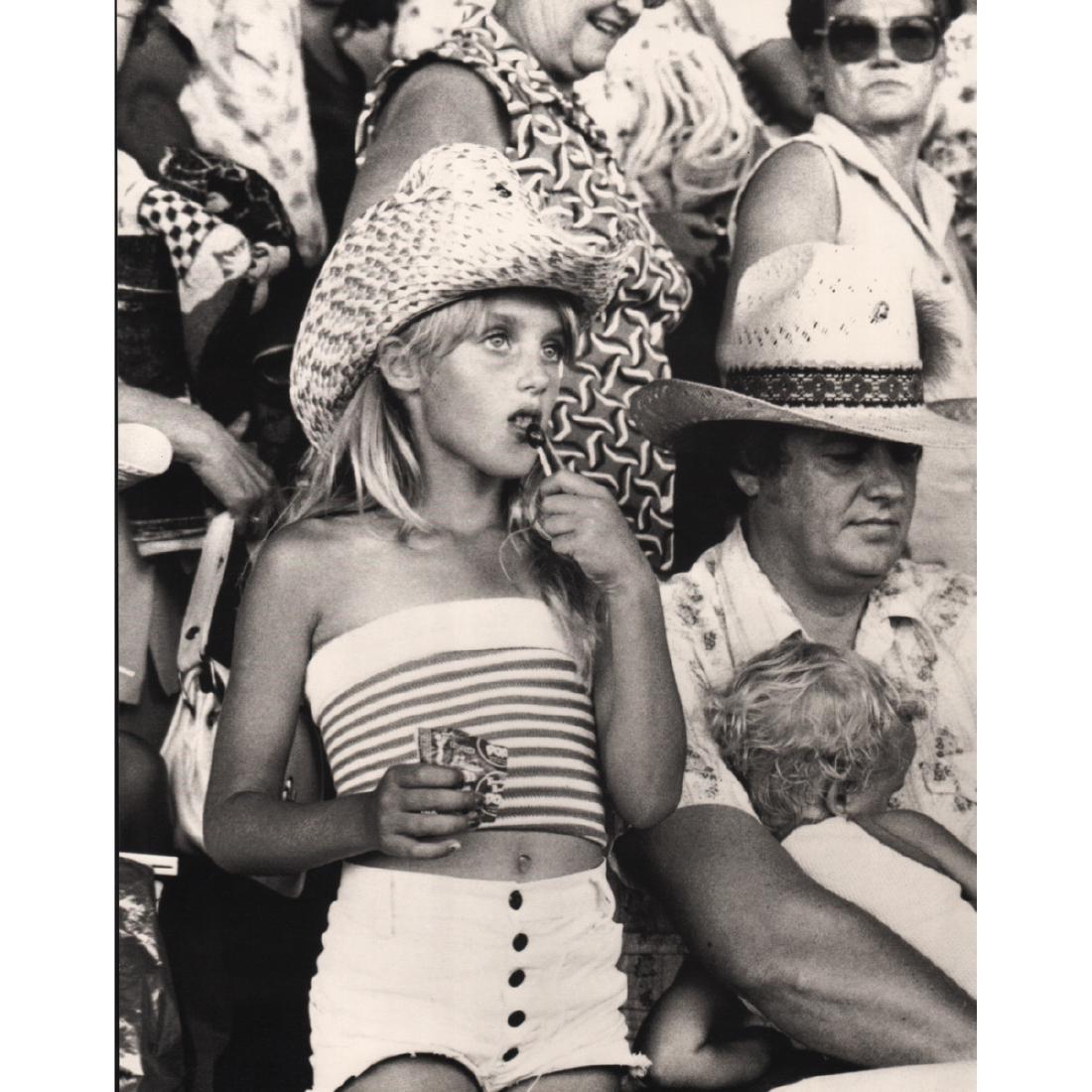RICHARD AVEDON - Rodeo, Miles City Montana: Artist: RICHARD AVEDON Print Title: Rodeo, Miles City Montana, 1984 Medium: Duo-tone Engraving Printing Date: 1990's Printed in Italy Image Size approx: 11 x 14 inches Richard Avedon (1923-2004) was a