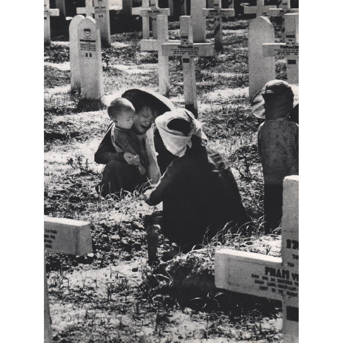 ROBERT CAPA - Vietnam, 1954: Artist: ROBERT CAPA Print Title: Vietnam, 1954 Medium: Sheet-fed Gravure Printing Date: 1960's Printed in Italy Image Size approx: 9.5 x 12.5 inches Robert Capa (1913-1954) was a Hungarian war photogr