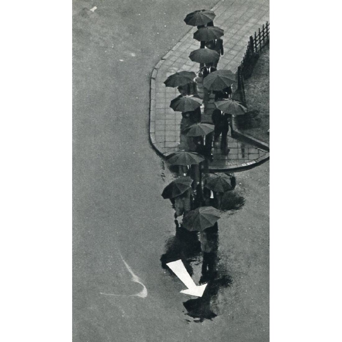 ANDRE KERTESZ - Rainy Day, Tokyo 1968: Artist: ANDRE KERTESZ Print Title: Rainy Day, Tokyo 1968 Medium: Sheet-Fed Gravure Printing Date: 1970's Printed in France Image size approx. 5 x 9 inches Andre Kertesz (1894-1985) born Kertesz Andor,