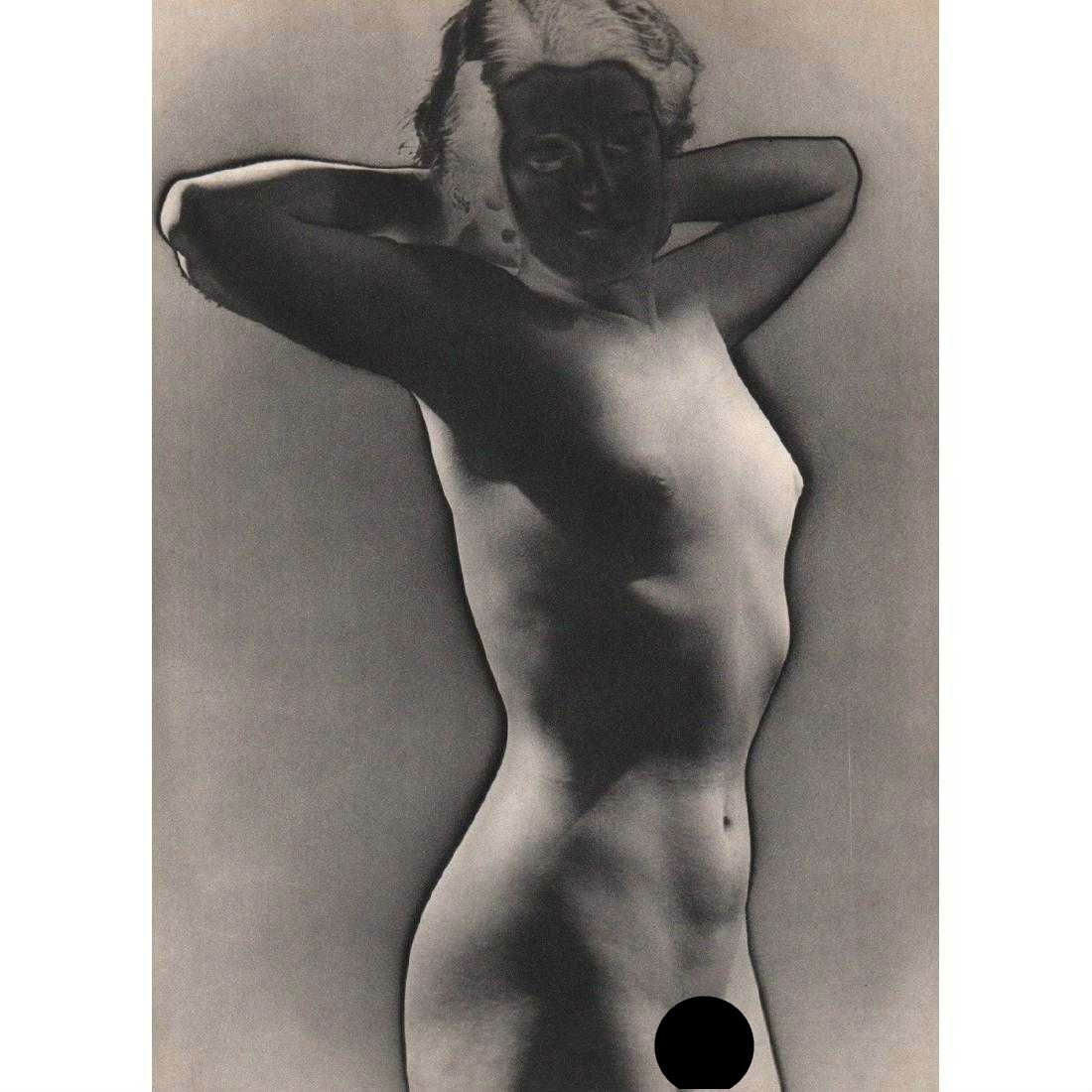 MAN RAY - Solarized Nude: Artist: MAN RAY Print Title: Solarized Nude Medium: Sheet-fed Gravure Printing Date: 1930's Printed in France Image size approx: 10 x 14 inches Man Ray, original name Emmanuel Radnitzky, was born on A