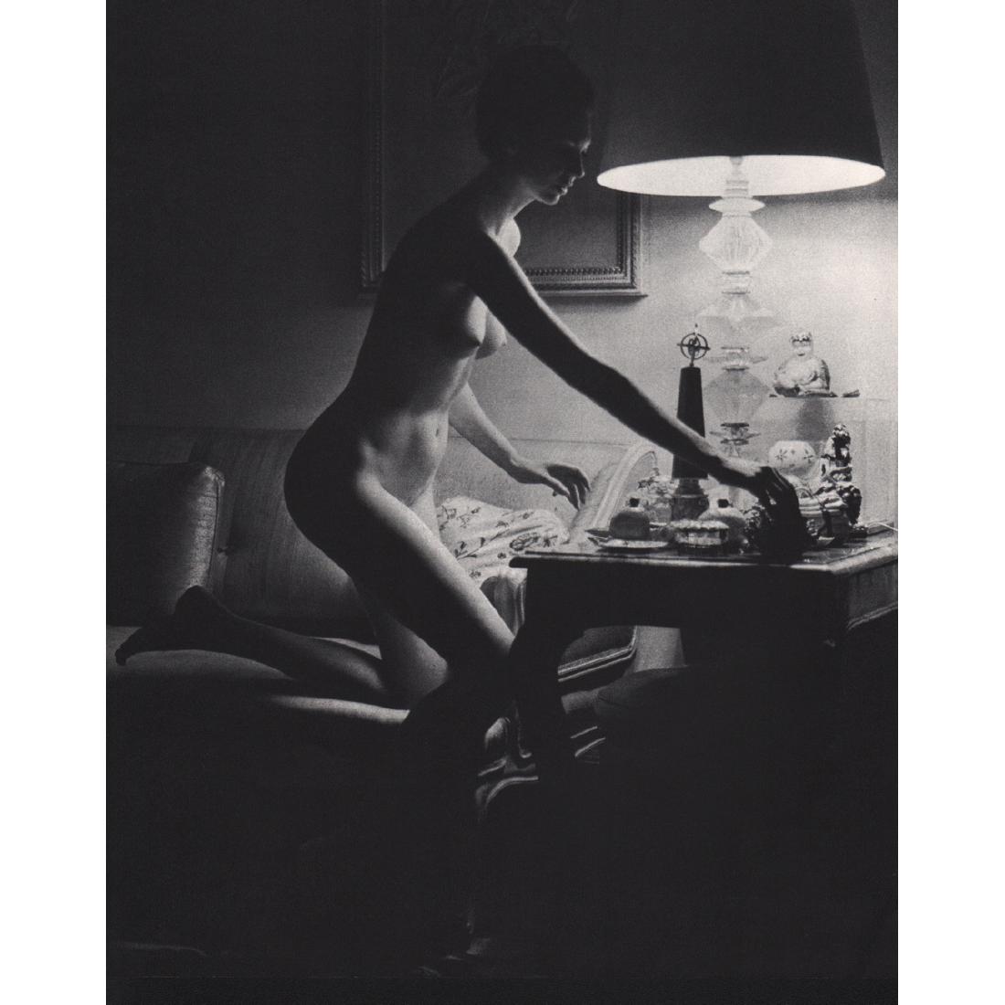 JOHN RAWLINGS - Nude - Betty Biehn: Artist: JOHN RAWLINGS Print Title: Nude - Betty Biehn Medium: Sheet-fed Gravure Printing Date: 1960's Printed in Switzerland Image Size approx: 9 x 11 inches John Rawlings (1912-1970) was a Conde Nast