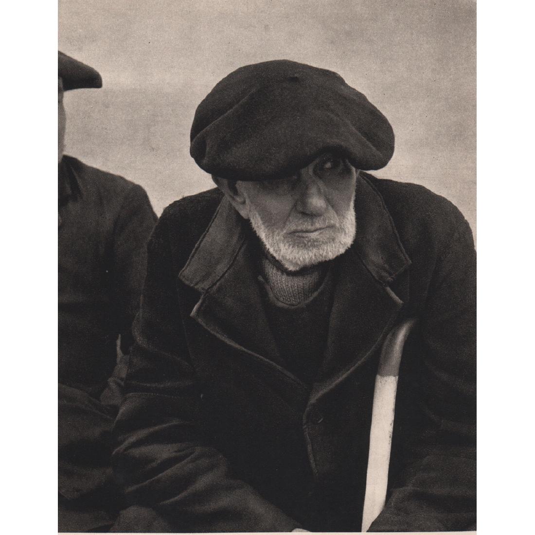 PAUL STRAND - Old Seafarer: Artist: PAUL STRAND Print Title: Old Seafarer, Eastern Pyrenees, 1950 Medium: Sheet-Fed Gravure Printing Date: 1960's Printed in Prague Image Size: 5 X 6.25 inches Paul Strand (1890–1976) was an Ame