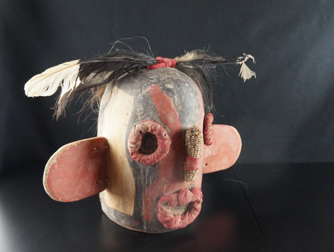 Antique KACHINA Mask - Pueblo, Heyheya Style, Native (1 of 12)