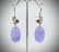 925 SS Elephant Designed Violet Jade Earrings w - 3