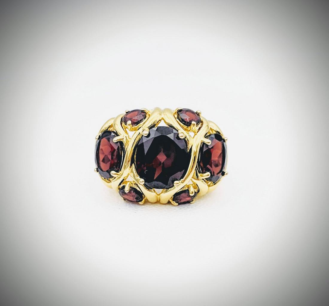 Sz 7 Almandine Garnet Ring (1 of 3)