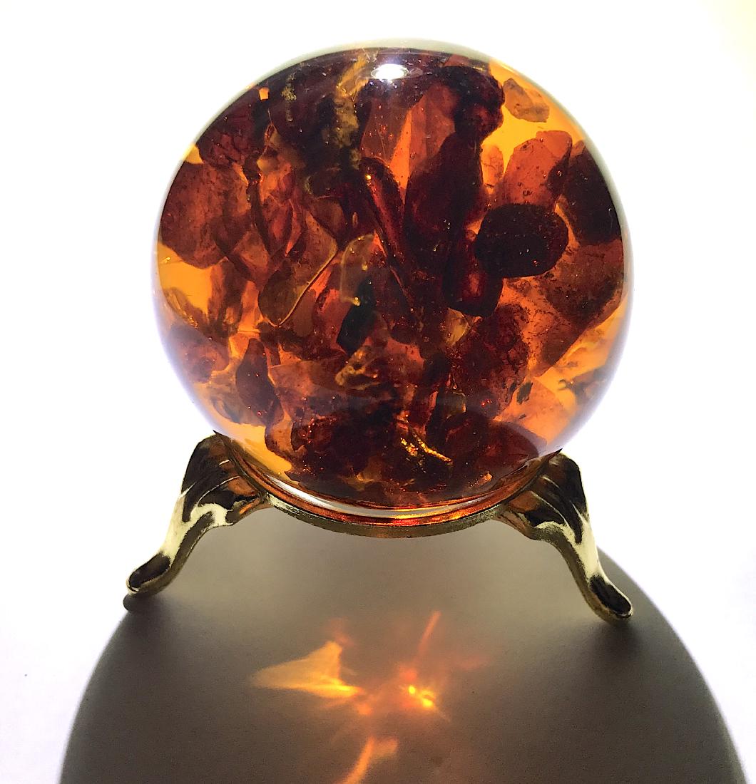 Baltic amber ball sphere ø54mm 103 gr (1 of 10)