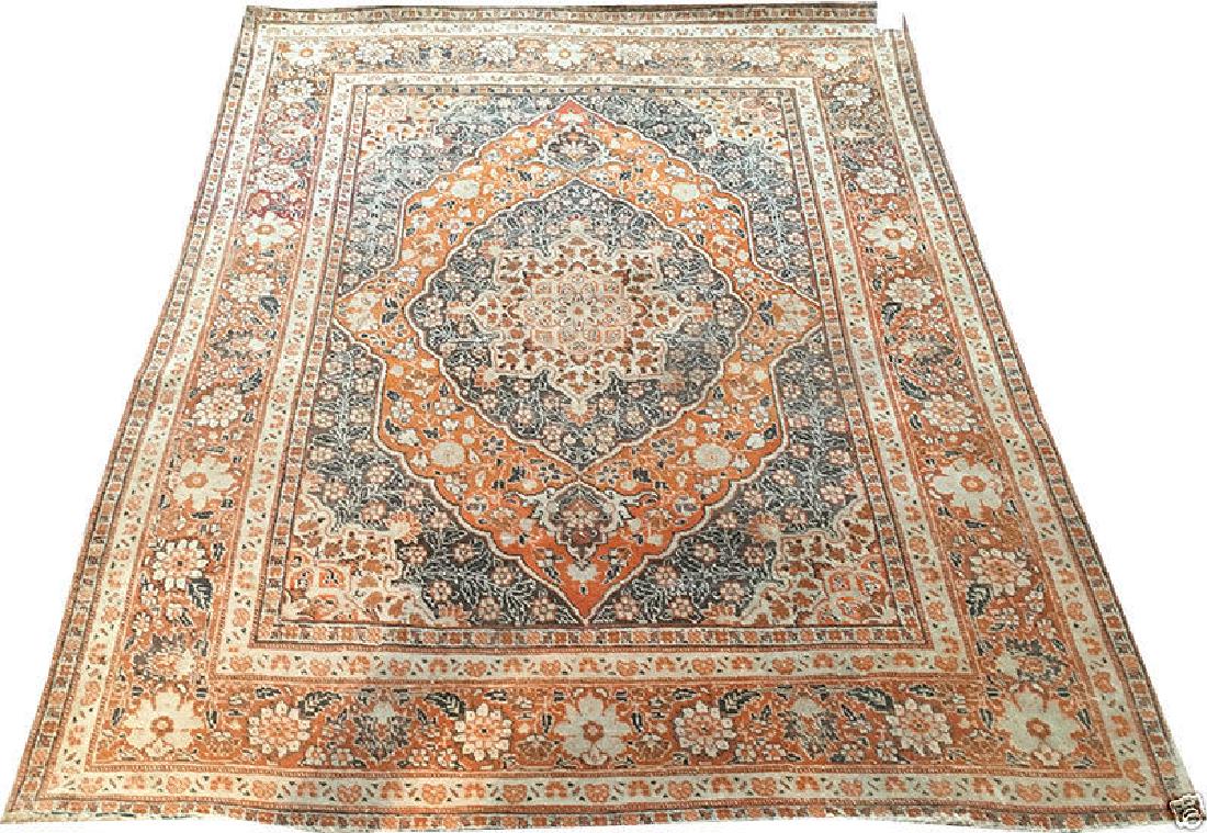 Antique Haji Jalili Tabriz Style Area Rug Circa 1900 (1 of 6)