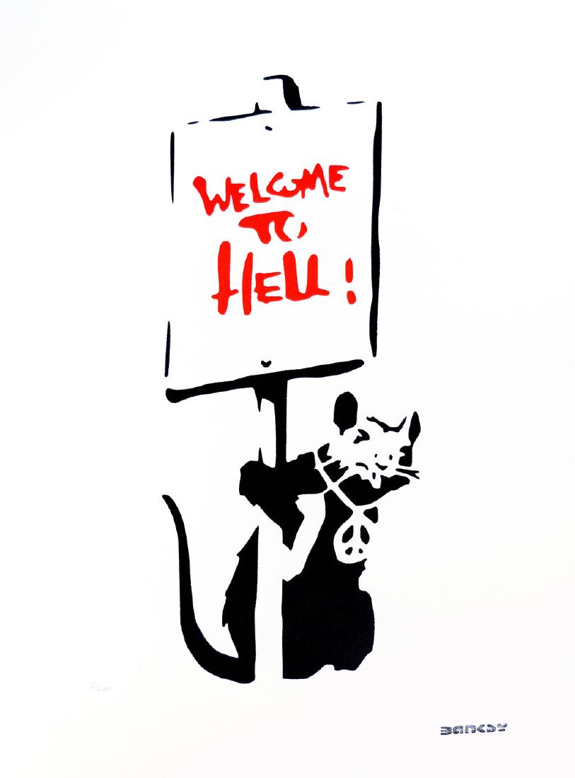 Banksy Welcome to Red Hell (1 of 2)
