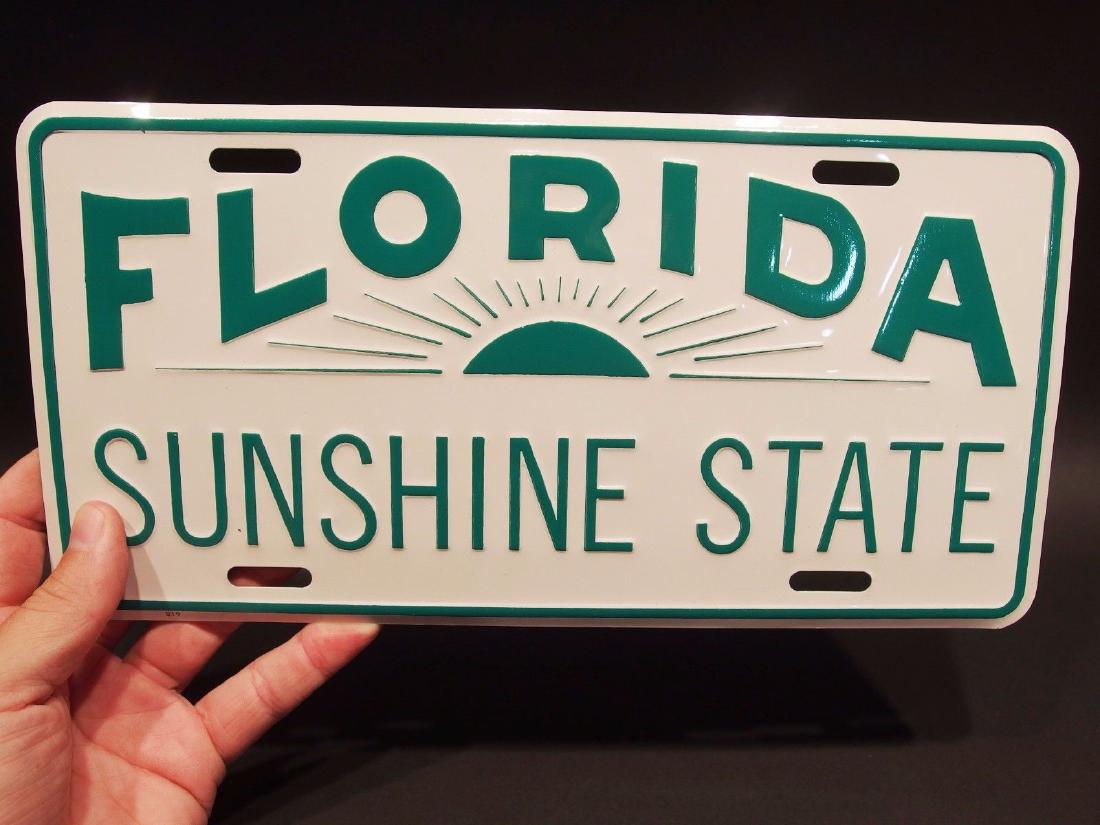 Metal Florida Sunshine State License Plate Tag (1 of 5)