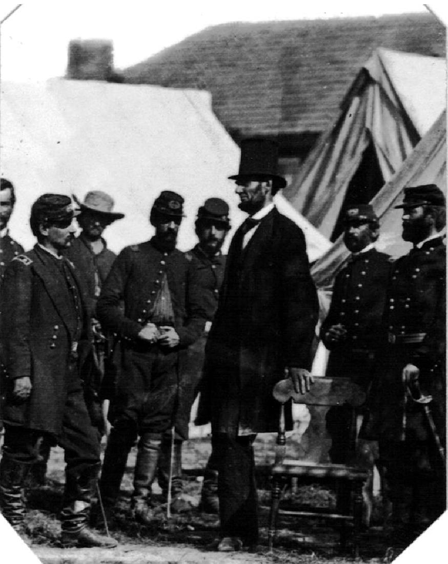 1862, CIVIL WAR TINTYPE OF LINCOLN BY GARDNER (1 of 2)