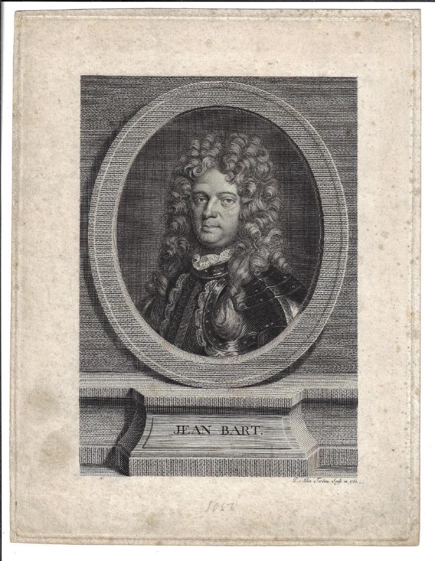 1781 Engraving of Jean Bart (1 of 1)
