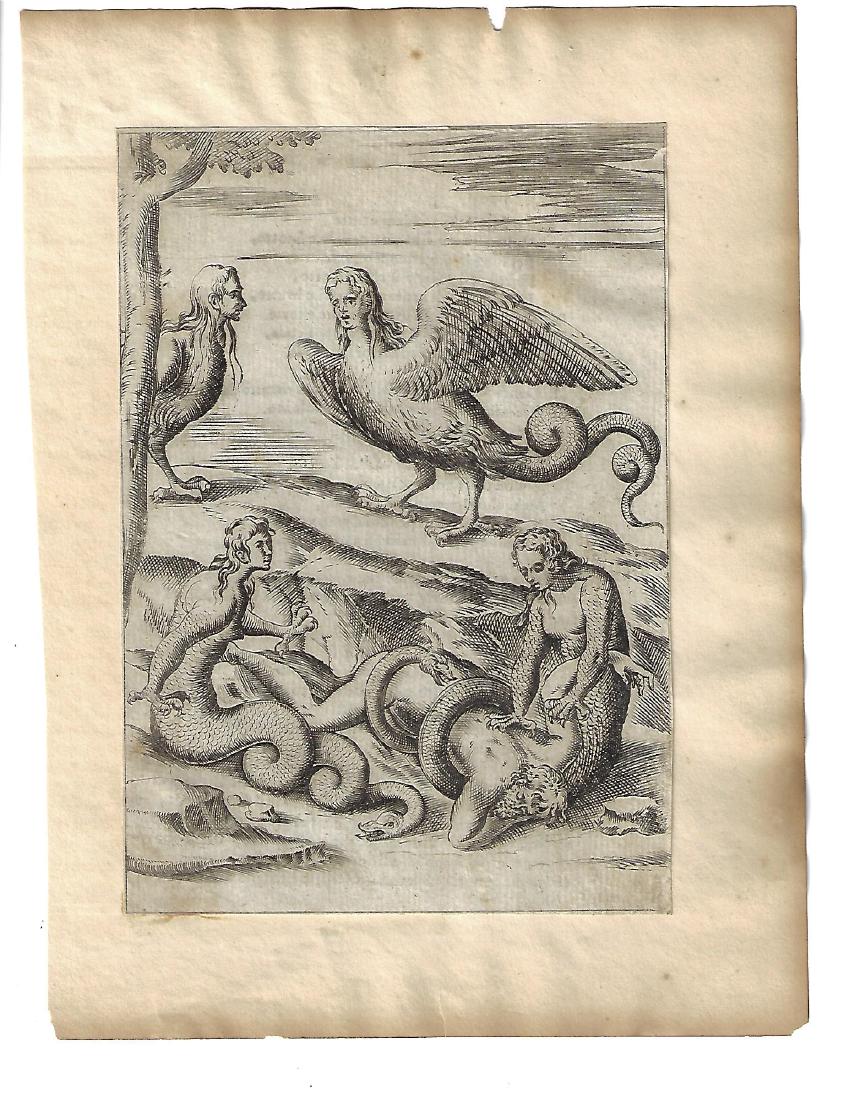 1587 Mythology Engraving by Cartari (1 of 1)