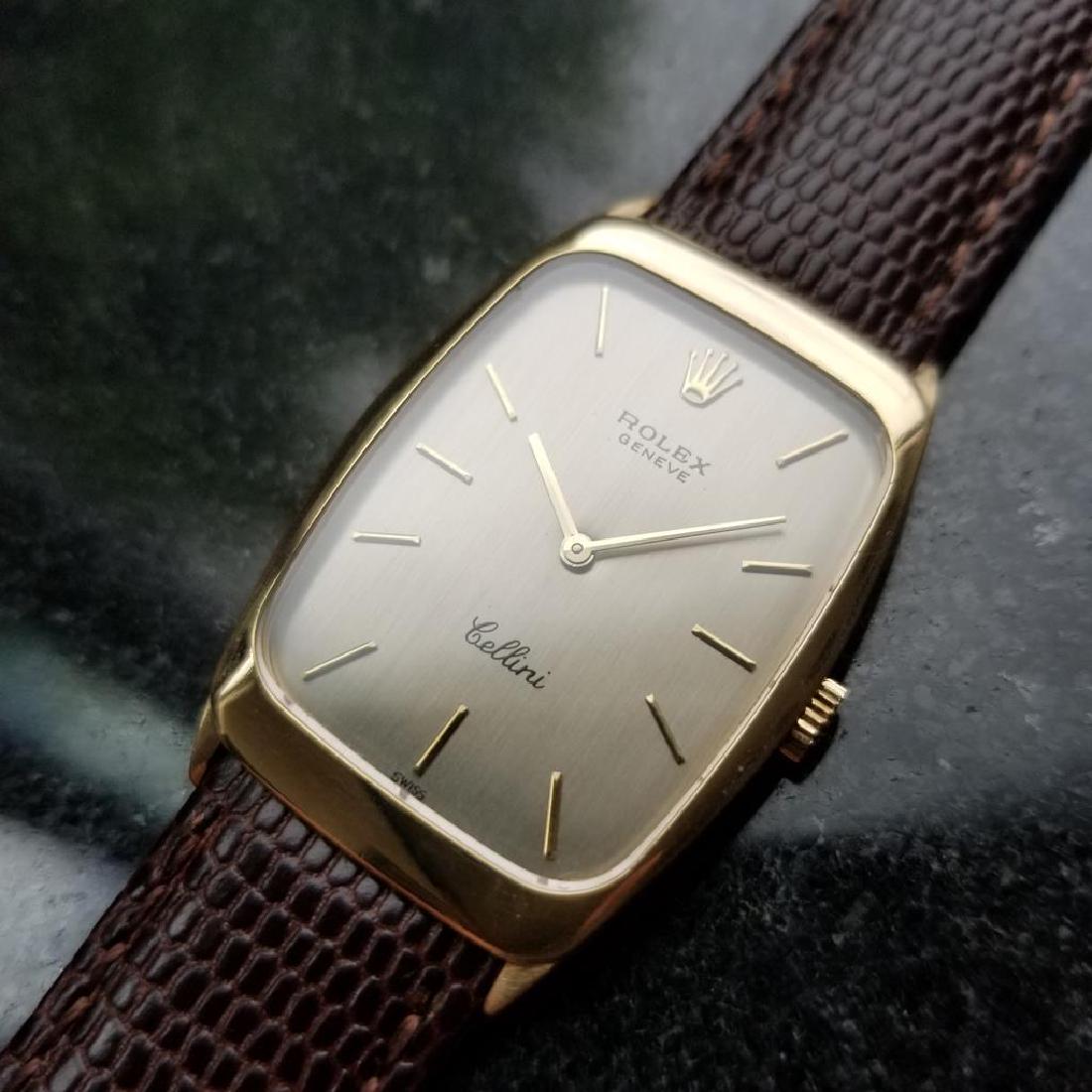 ROLEX Men's 18K Gold Cellini 4136 Hand-Wind Dress Watch (1 of 10)