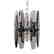 Smoky Beveled Glass Pendant by Fontana Arte