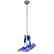 Murano Glass Blue and White Hat Pendant