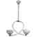 Murano Double Glass Pendant by Barovier e Toso
