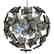 Vintage Smoky Murano Chandelier
