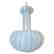 Murano Glass Blue Striped Pendant