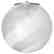 Italian Frosted Murano Glass Globe Pendant