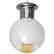 Murano Opaline and Amber Globe by Mazzega