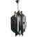 Six Light Chrome Spirals Pendant by Sciolari