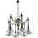 Italian Trumpets Chandelier by Sciolari