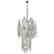 Italian Murano Cobweb Glass Pendant by Vistosi