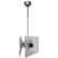 Italian Three Murano Glass Squares Pendant by Mazzega