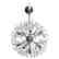 Italian Mid-Century Chrome Sputnik Pendant by Sciolari