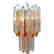 Murano Amber & Clear Chandelier by Venini