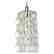 Italian Frosted Murano Glass Links Chandelier