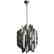 Eight Light Chrome Spirals Pendant by Sciolari