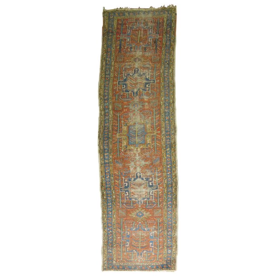 Distressed Persian Heriz Runner (1 of 1)