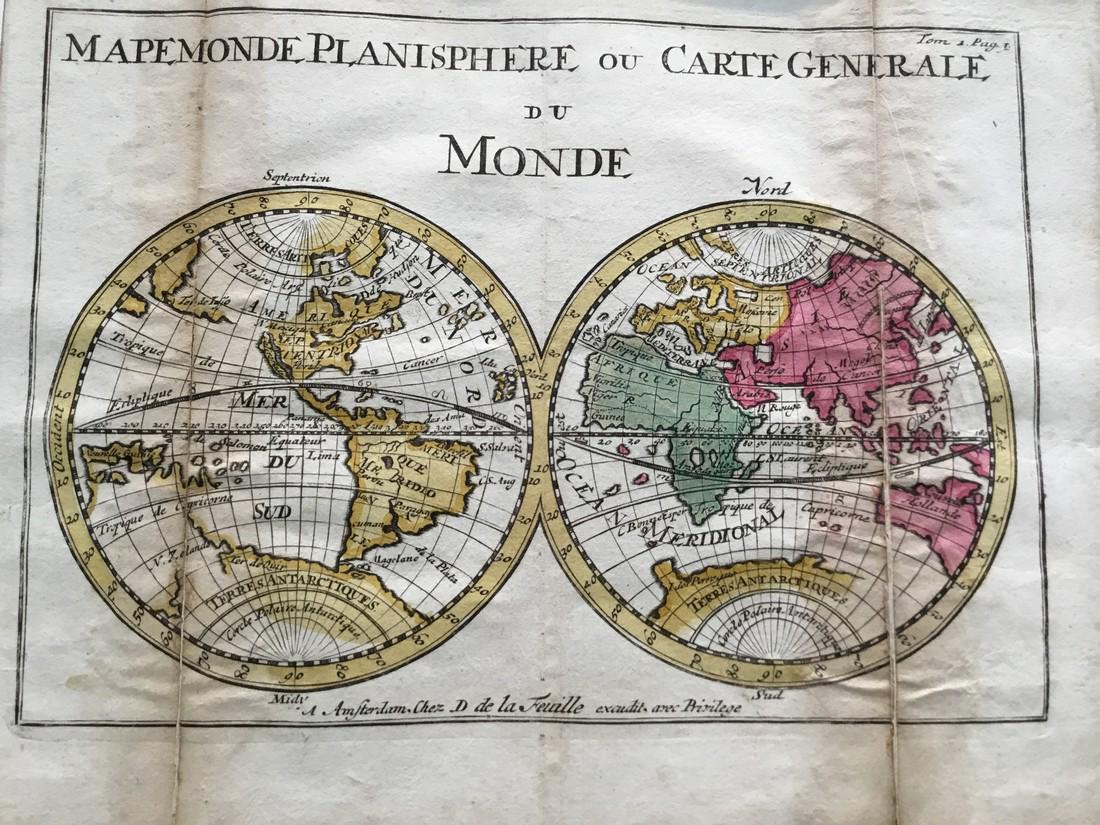 Extremely Rare world map in double Hemisphere (1 of 5)