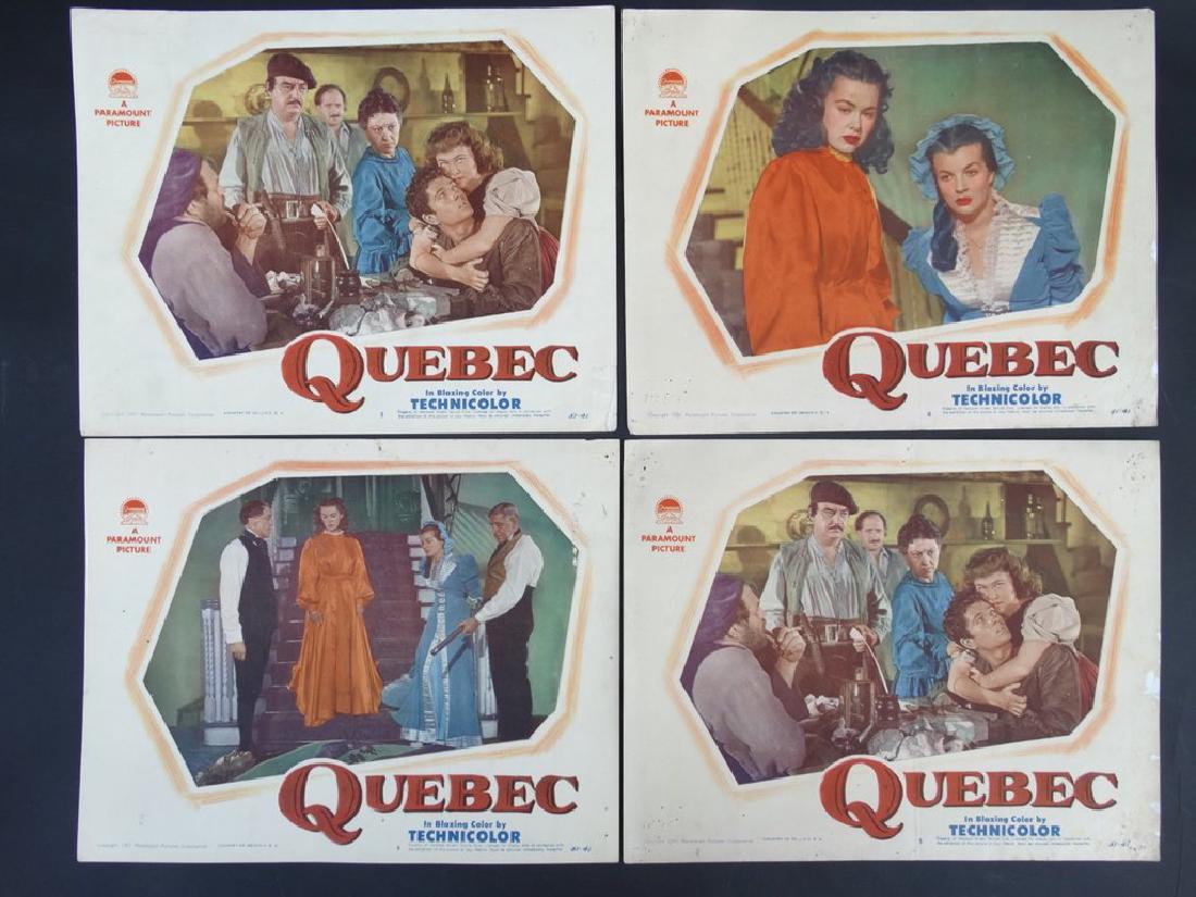 Quebec (1951) 4 Lobby Cards (1 of 6)