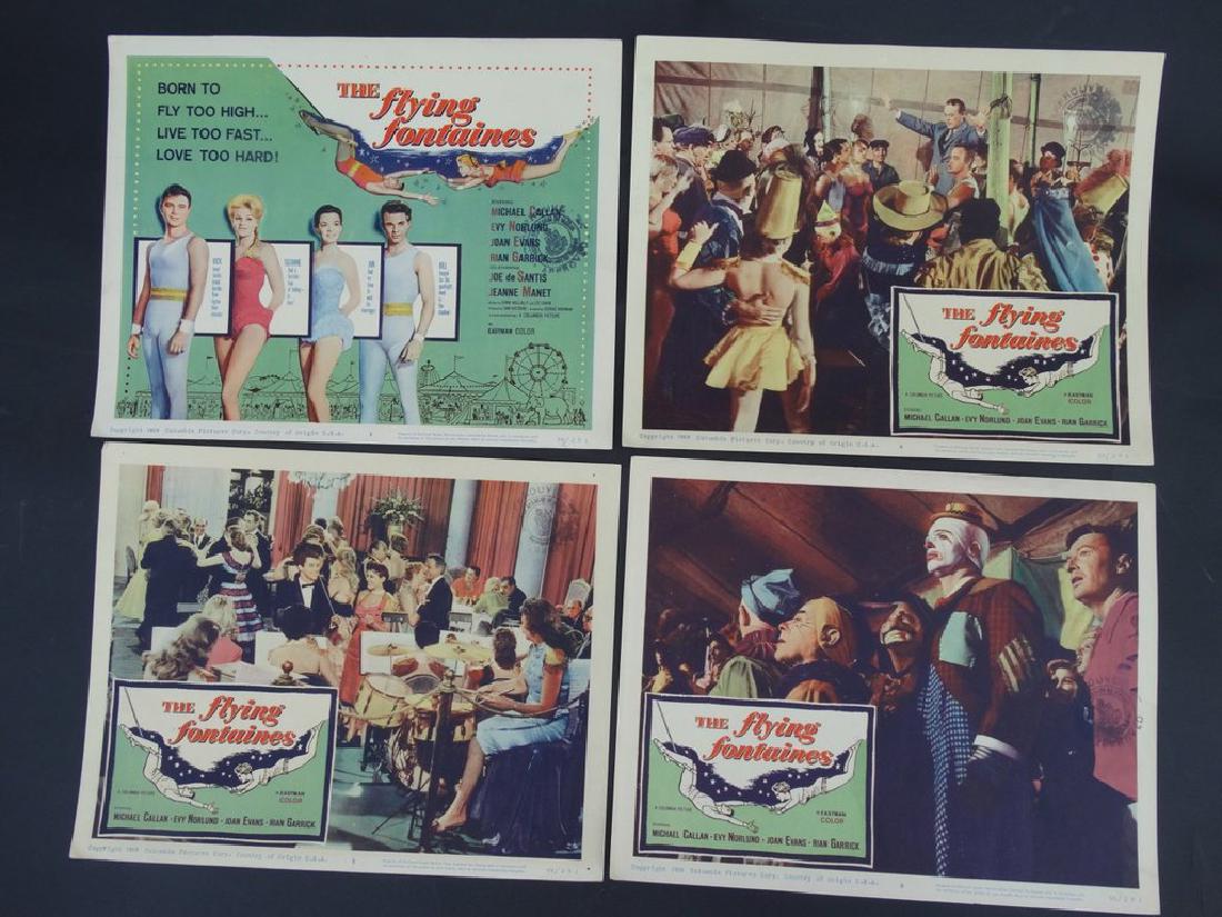 The Flying Fontaines (1959) 4 Lobby Cards (1 of 6)