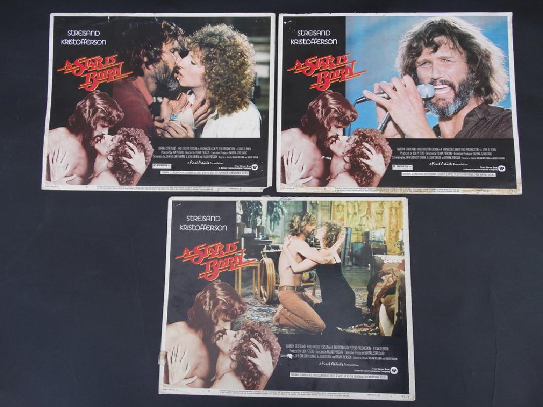 A Star Is Born (1976) 3 Lobby Cards (1 of 6)