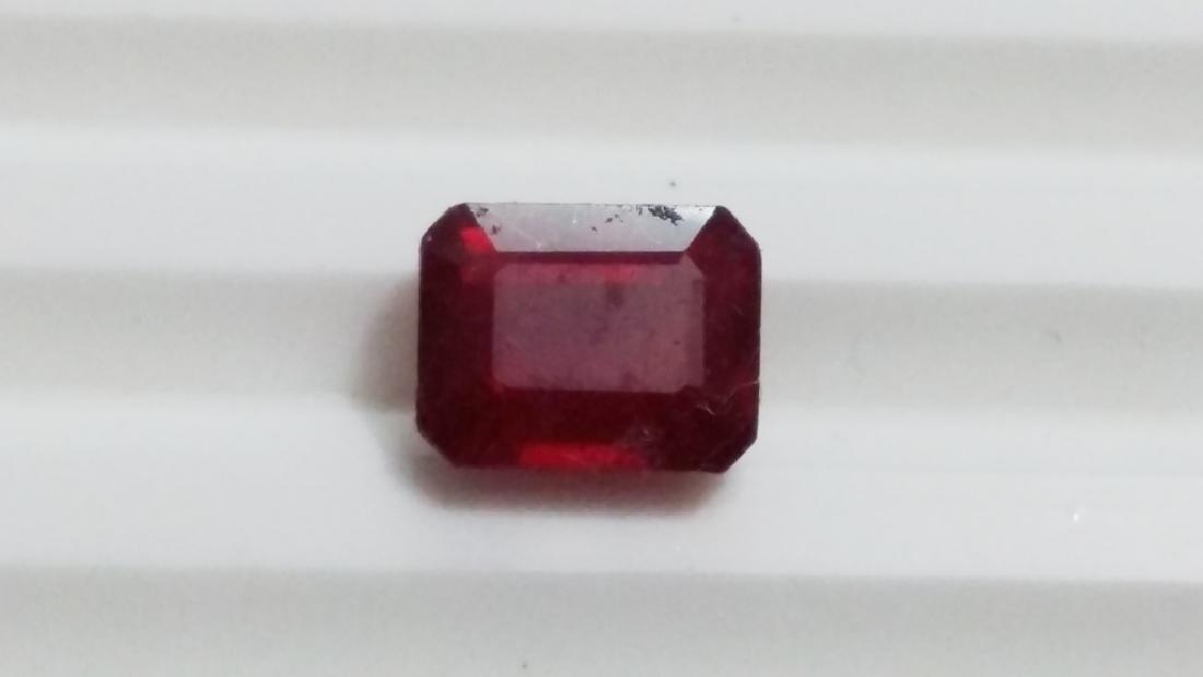 3.39 Ct Natural Emerald Cut Ruby (1 of 6)