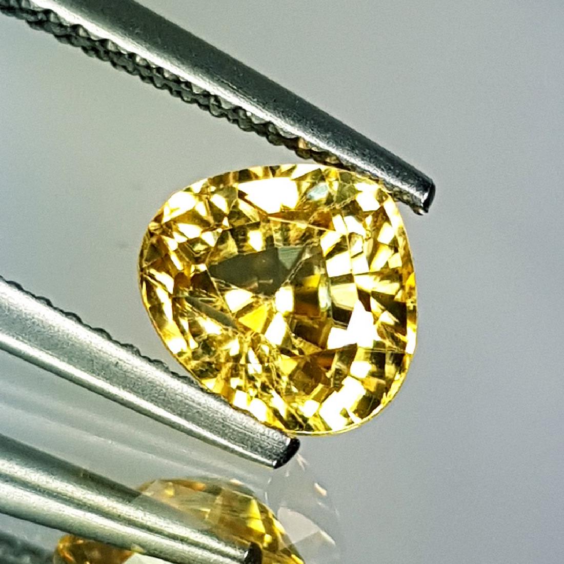 2.29 ct Fabulous Gem Pear Cut Natural Golden Zircon: No Reserve! Item: 2.29 ct Fabulous Gem Pear Cut Natural Golden Zircon Color/Clarity: VVS Loose gemstone Carat Weights: 2.29 Size (mm): 6.92 x 7.69 x 4.62 Pear - Cambodia Shipping: International: Flat-