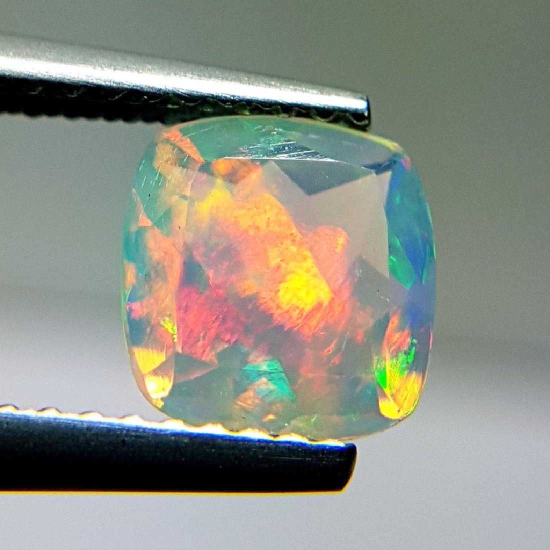 0.87 ct AAA Top Fire Cushion Cut Natural Opal (1 of 9)