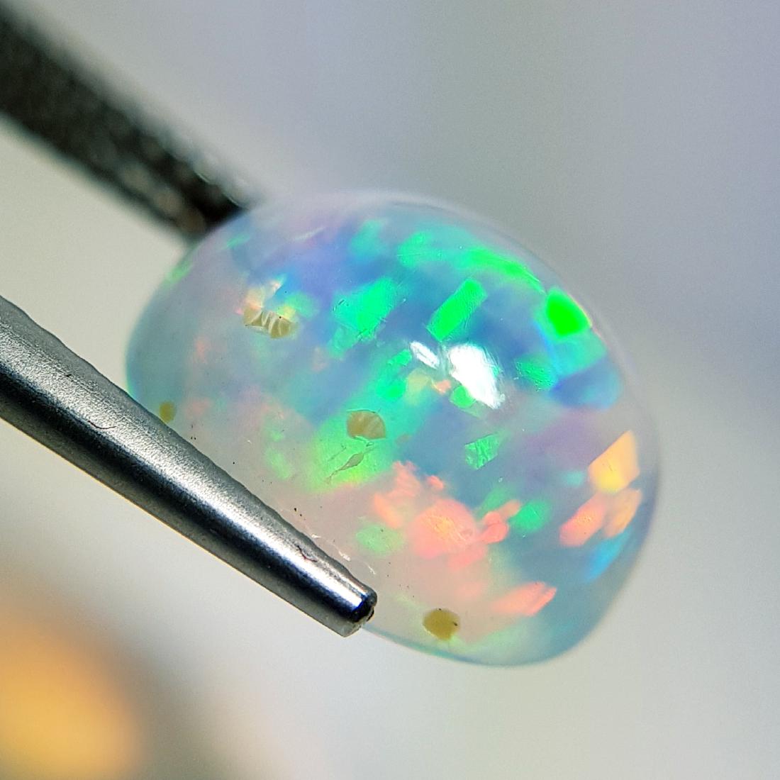 4.13 ct Collective Gem Top Fire Round Cabochon Natural (1 of 7)