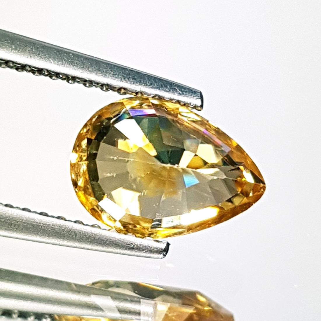 2.78 ct Exclusive Gem Pear Cut Natural Zircon: No Reserve! Item: 2.78 ct Exclusive Gem Pear Cut Natural Zircon Color/Clarity: VVS Loose gemstone Carat Weights: 2.78 Size (mm): 9.53 x 6.89 x 4.69 Pear - Cambodia Shipping: International: Flat-rate o