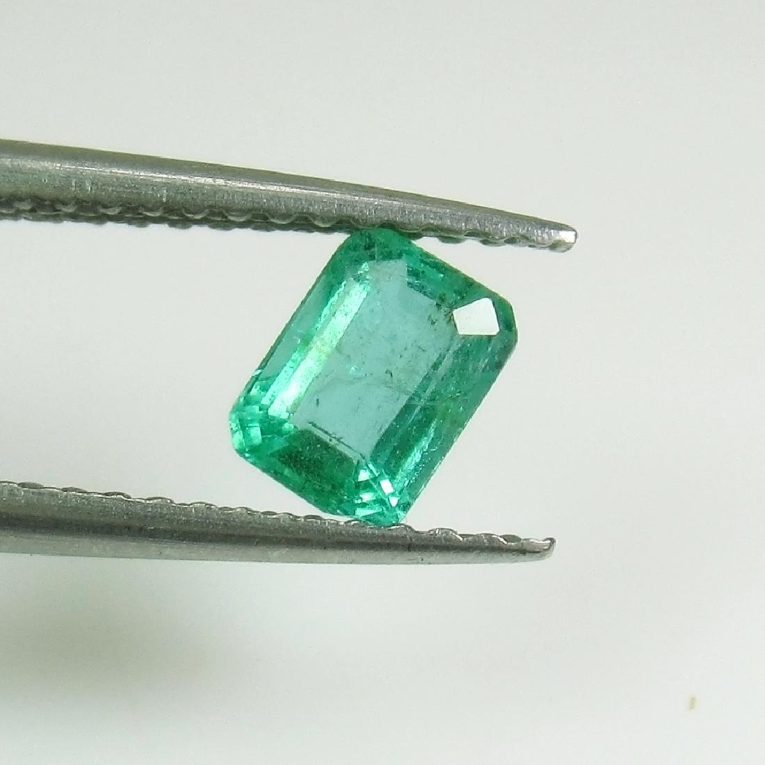 0.61 Ct Genuine Zambian Emerald Octagon cut (1 of 2)
