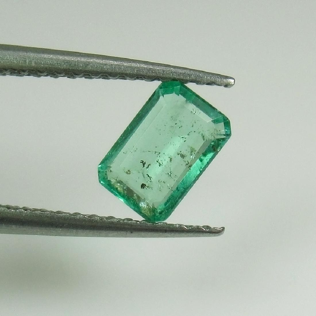 0.55 Ct Genuine Zambian Emerald Octagon Cut (1 of 2)