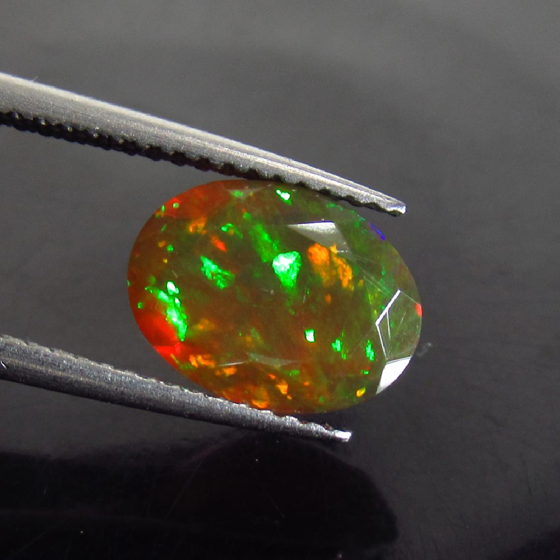 1.49 Ct Genuine Ethiopian Faceted Opal Oval cut (1 of 2)