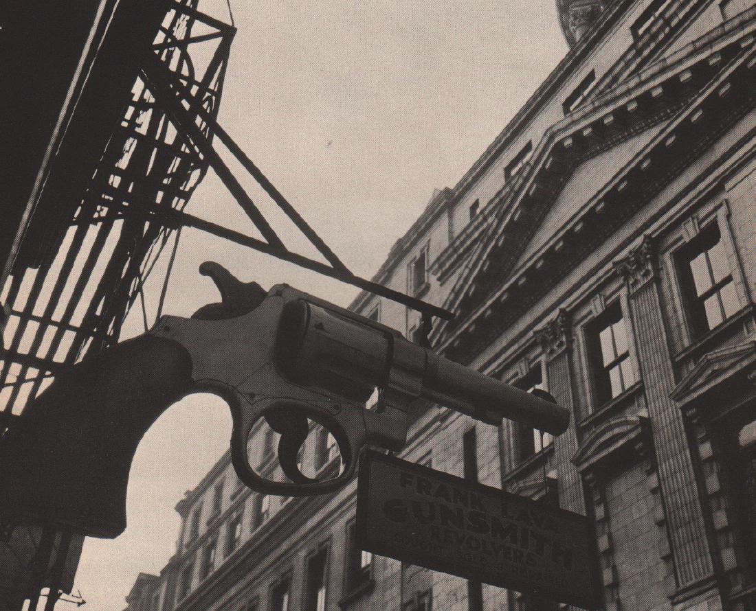 BERENICE ABBOT -  Gunsmith Sign (1 of 1)