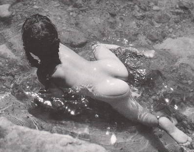 PIERRE BOUCHER - Jeune marocaine au bain, 1937: Artist: PIERRE BOUCHER Print Title: Jeune marocaine au bain, 1937 Medium: Photoengraving Printed 1988 in France Image size (inches) approx. 6 x 7.5” Pierre Boucher( Paris , February 29 , 1908 - Fare
