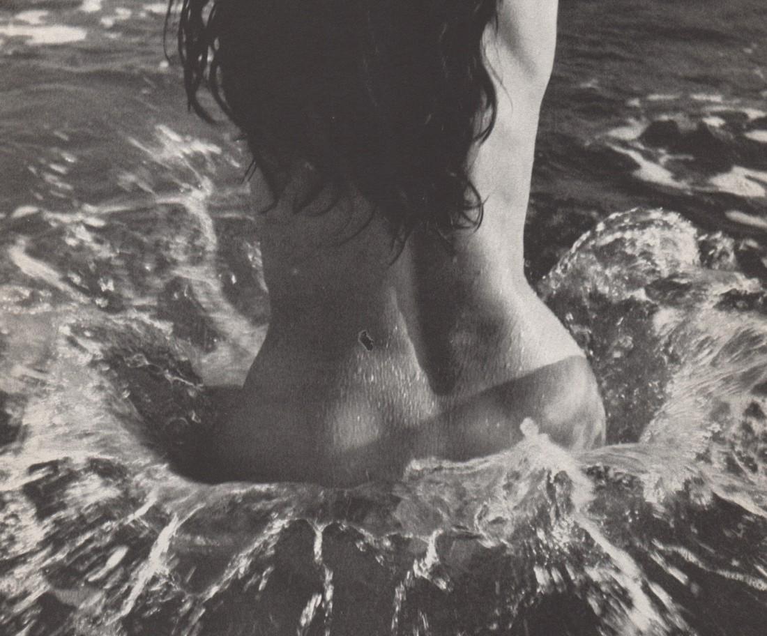 LUCIEN CLERGUE- Vague Nude: Artist: LUCIEN CLERGUE Print Title: Vague Nude Printing Date: 1970 Medium: Engraving Printed in: Canada Image Size approx.: 7 x 8” Reserve: $25.00 Shipping: Domestic: Flat-rate of $15.00 to anywhere