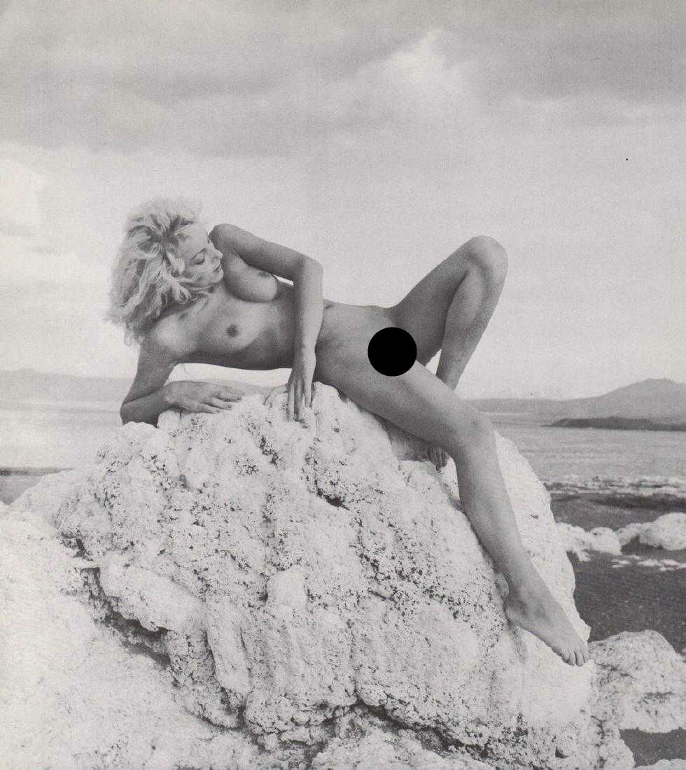 ANDRE DE DIENES - Nude: Artist: ANDRE DE DIENES Print Title: Nude Medium: photoengraving Printed 1966 in the USA Image size (inches) approx. 9.5 x 8.5” Andre De Dienes Dienes was a professional photographer, employed by th