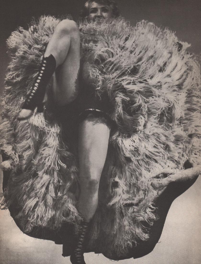 MARTIN MUNKACSI (MUKY) - Can Can: Artist: MARTIN MUNKACSI (MUKY) Print Title: Can Can Medium: Photoengraving on Matte Paper Printing Date: 1937 Printed in the US Image Size:10.5 X 8” Martin Munkacsi (1897 – 1965) was an American a